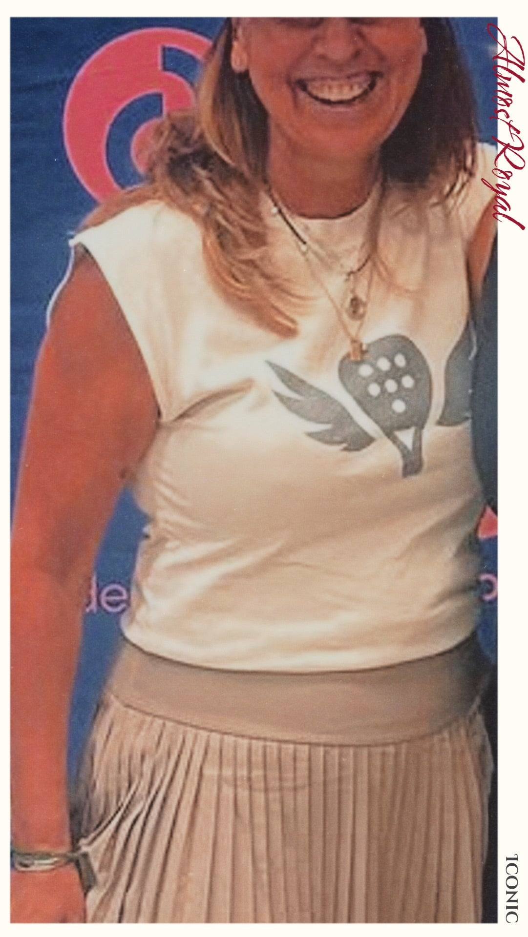 The Faded Serve Tank – Mottled Navy | Logo Only