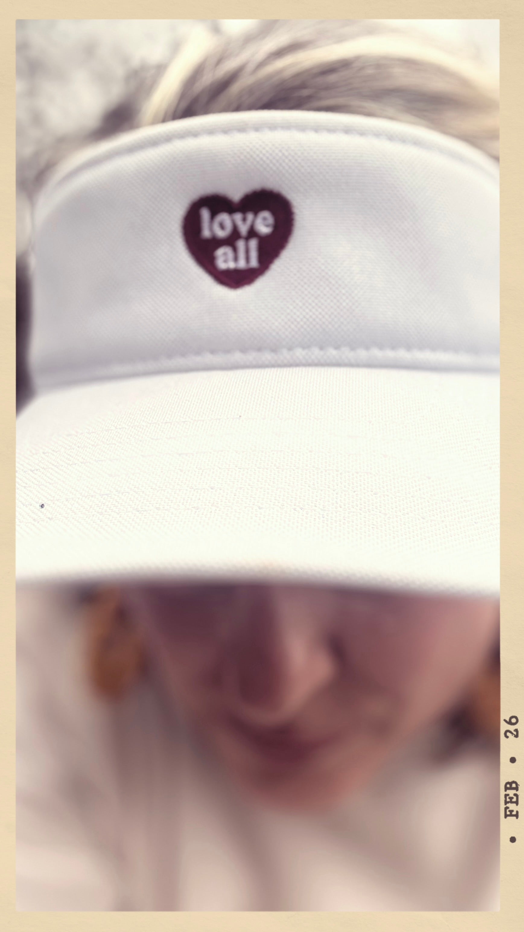 The Love All Padel Visor