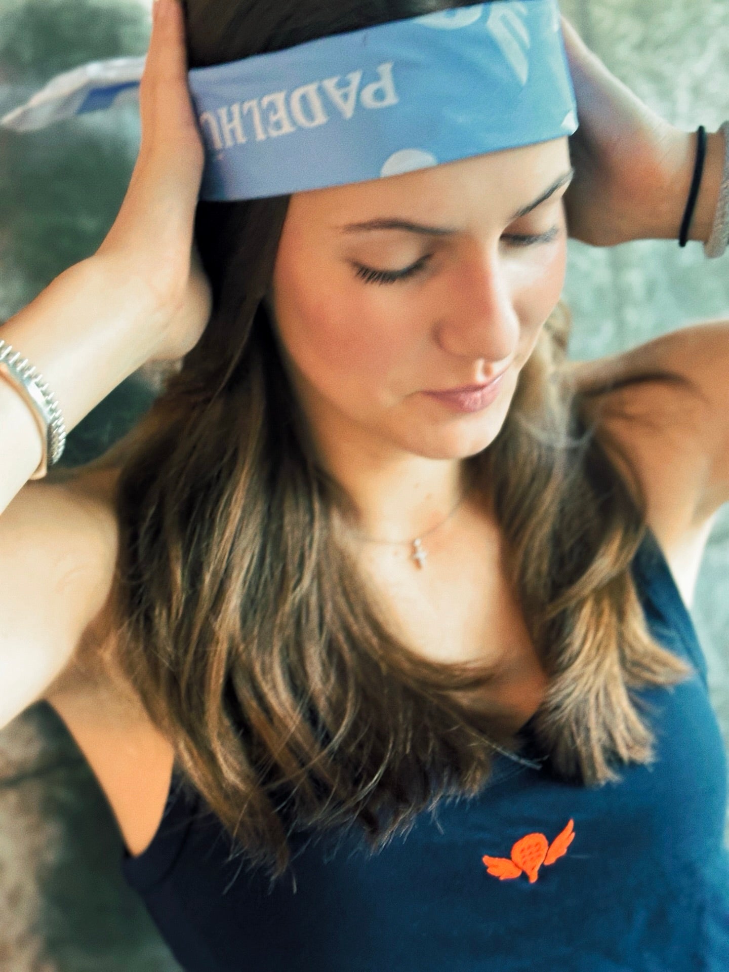 The Padelhüd Padel ‘Ben’ Dana – Pastel Neon Blue