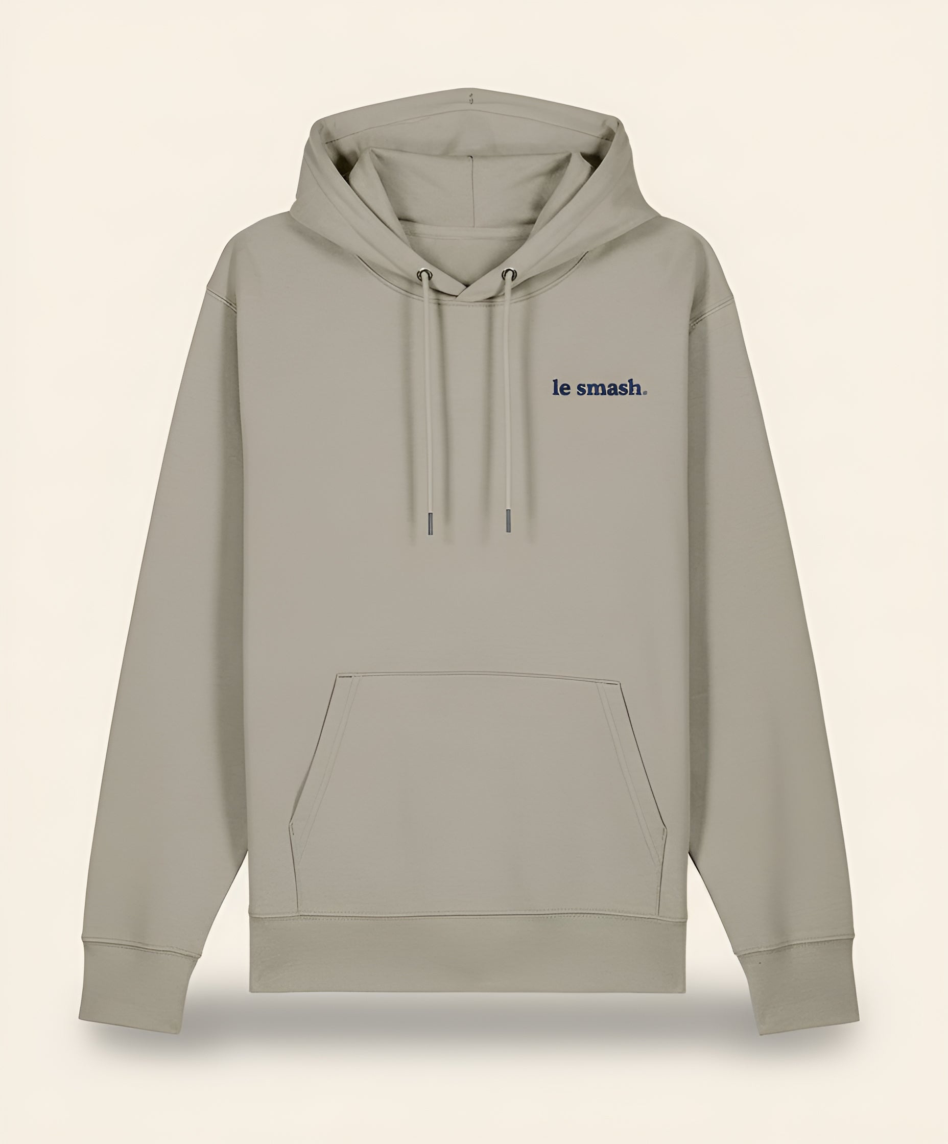 Le Smash Organic Hoodie - Blue embroidery