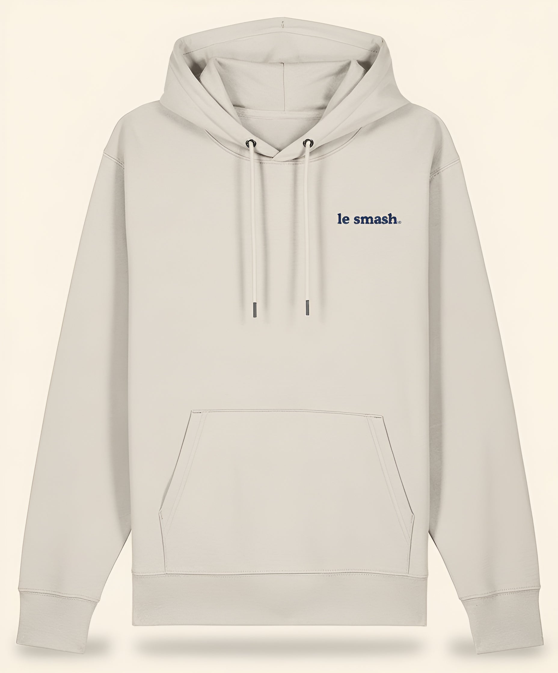 Le Smash Organic Hoodie - Blue embroidery