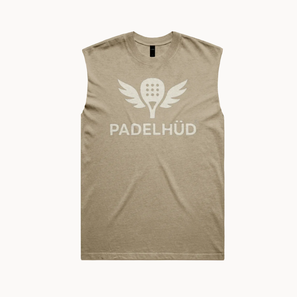 The Sunserve Padel Tank – Faded Cream | Heatwave Drop