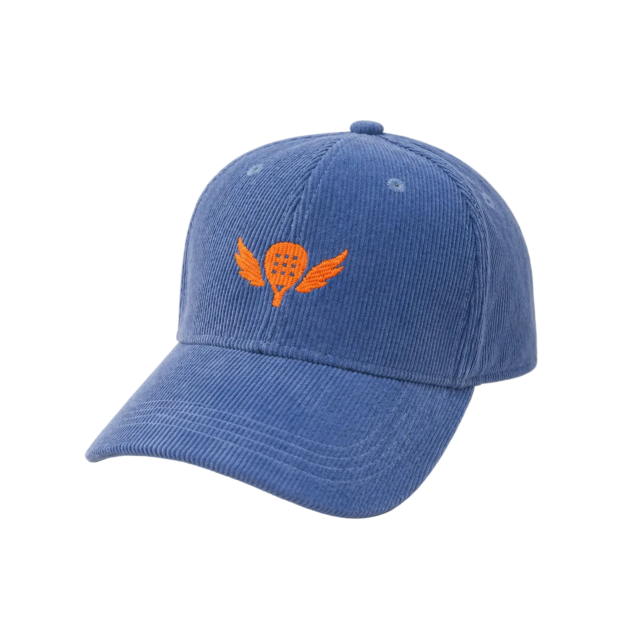 The Winged Padel Organic Cord Court Cap