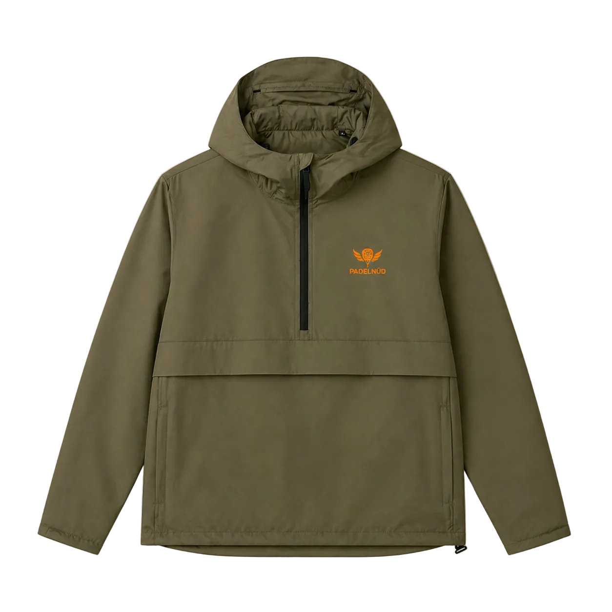 The Woodie - The Rally Shell Sustainable Waterproof Padel Hoodie - THE WOODIE - Khaki