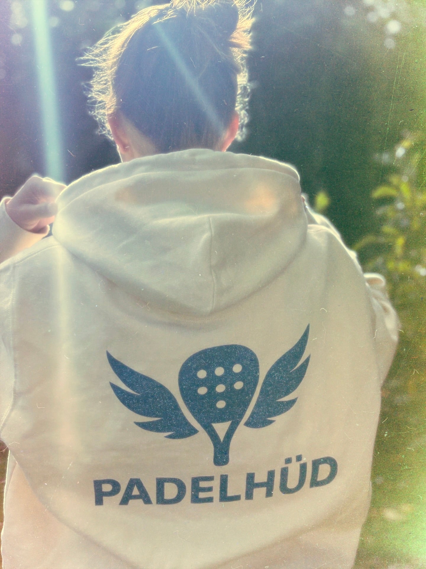 Le Smash Organic Hoodie - Blue embroidery