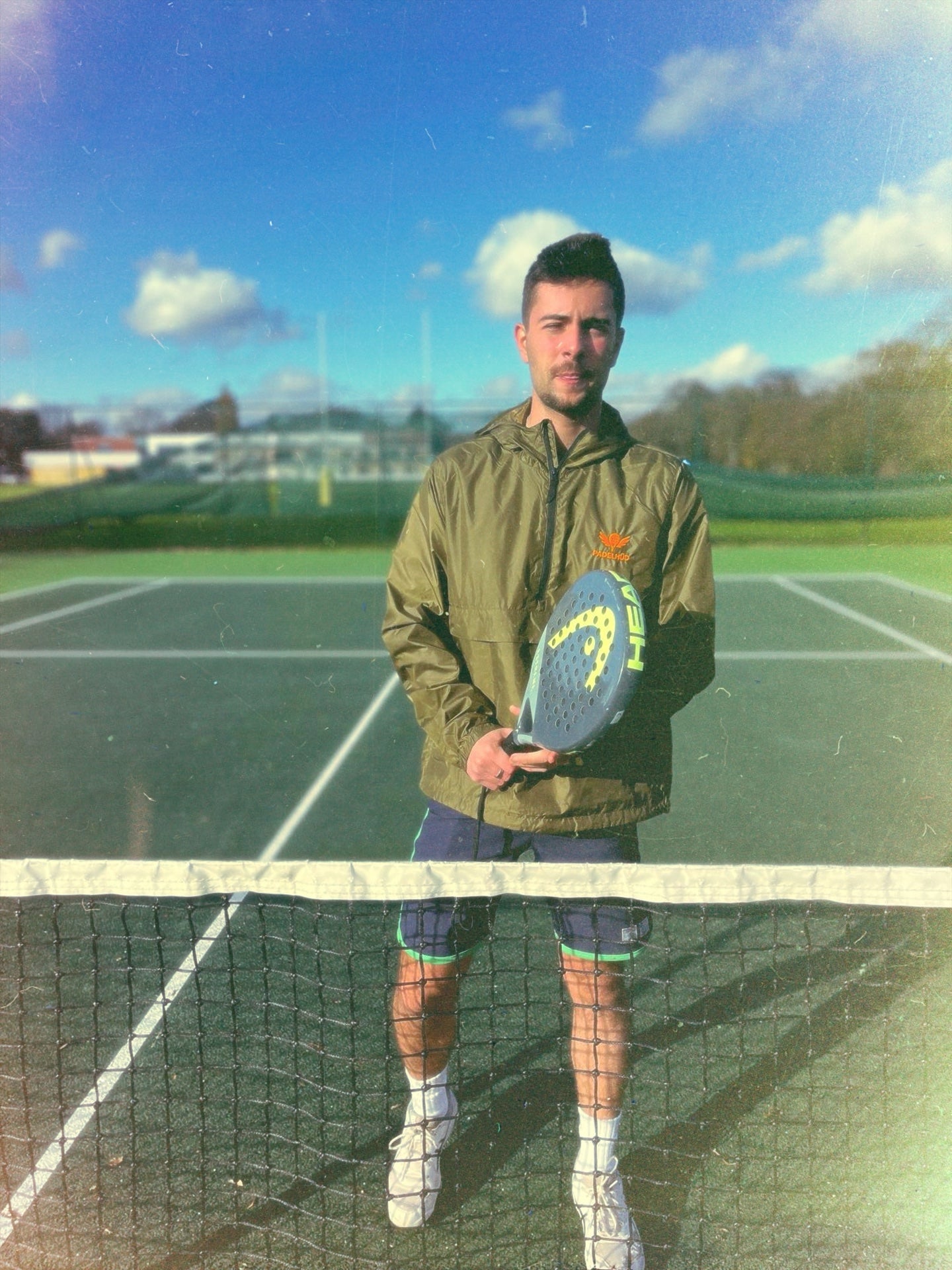The Rally Shell  Waterproof Padel Hoodie - THE WOODIE