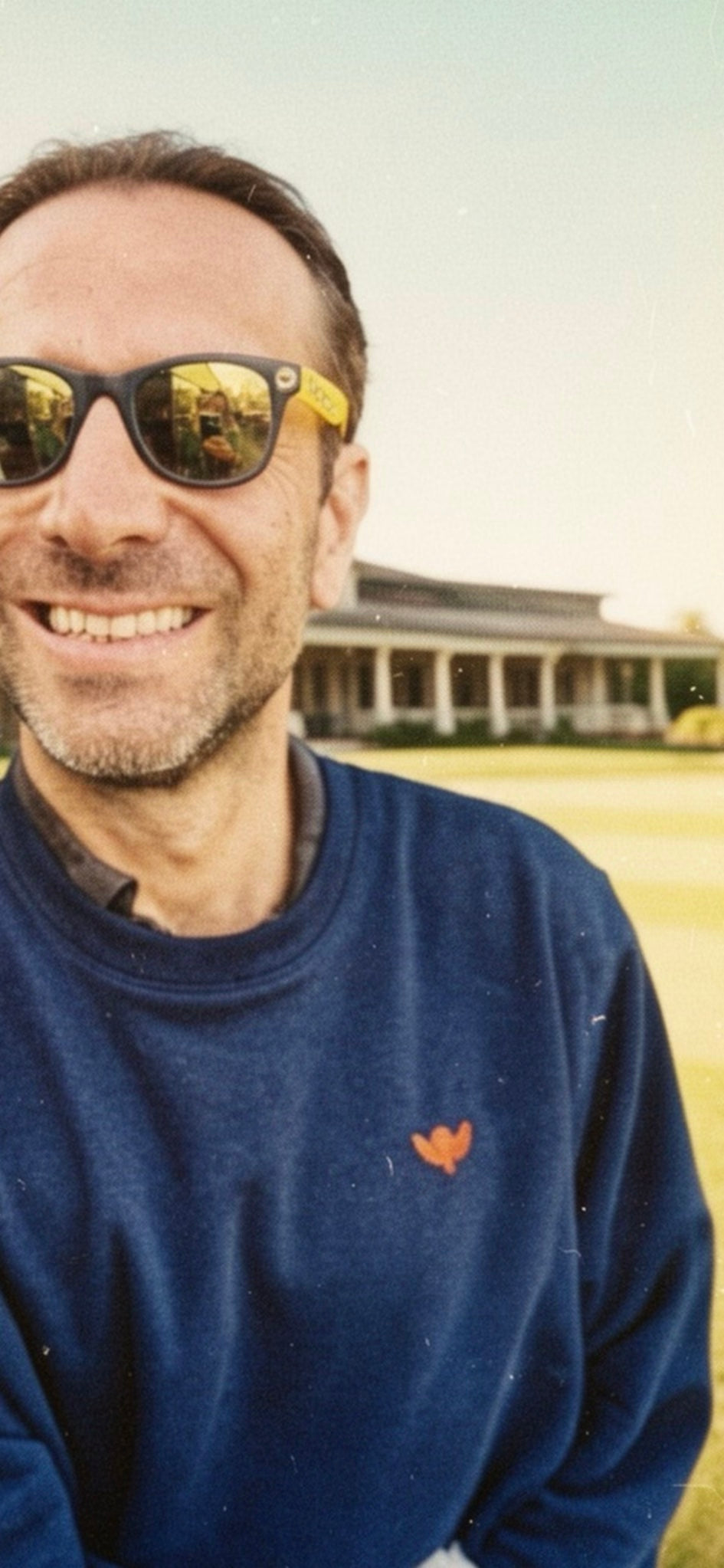 The Matcha Padel Organic Sweatshirt – Orange Crest Logo