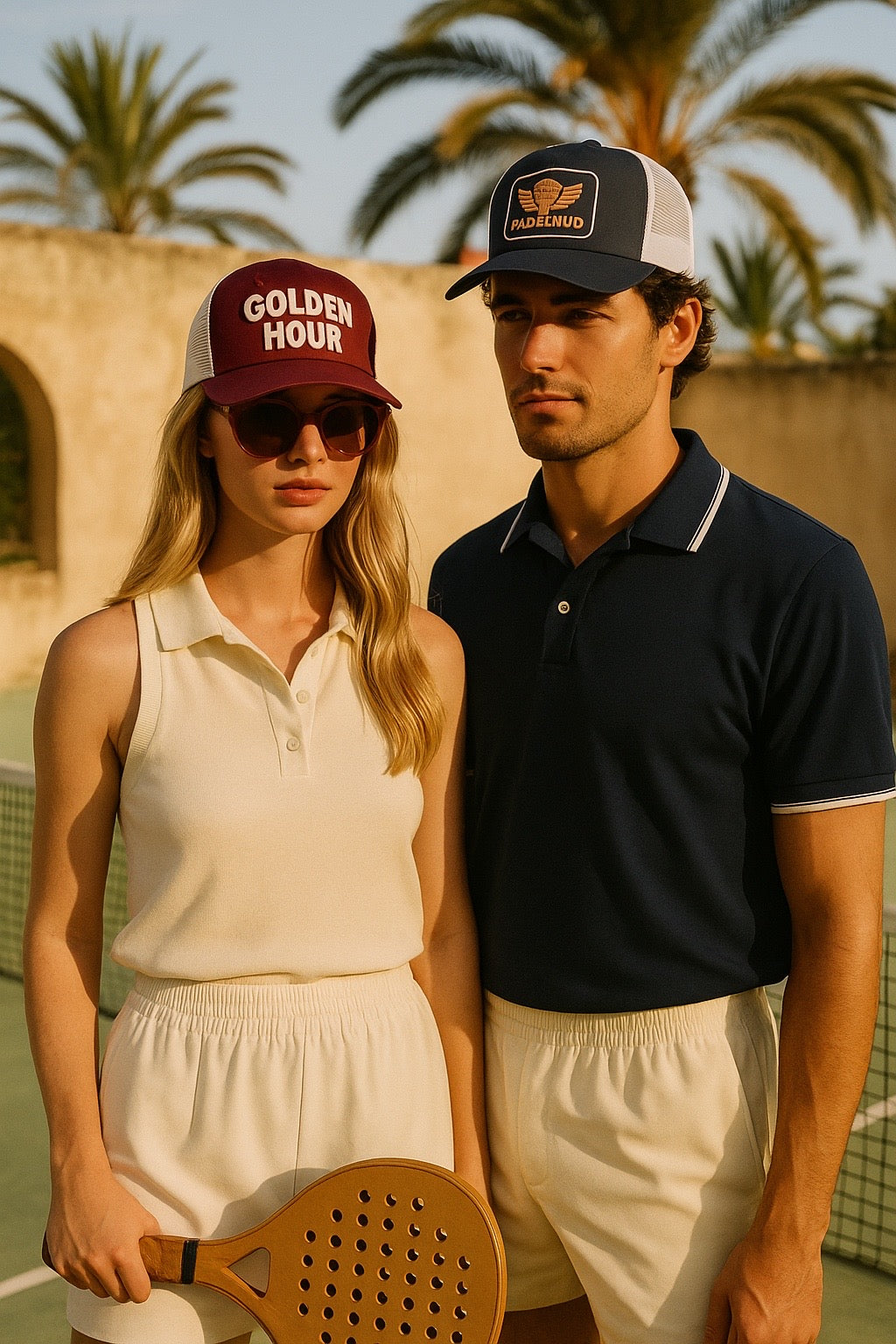 * LIMITED EDITION*  Padelhüd 'Golden Hour' Trucker Cap