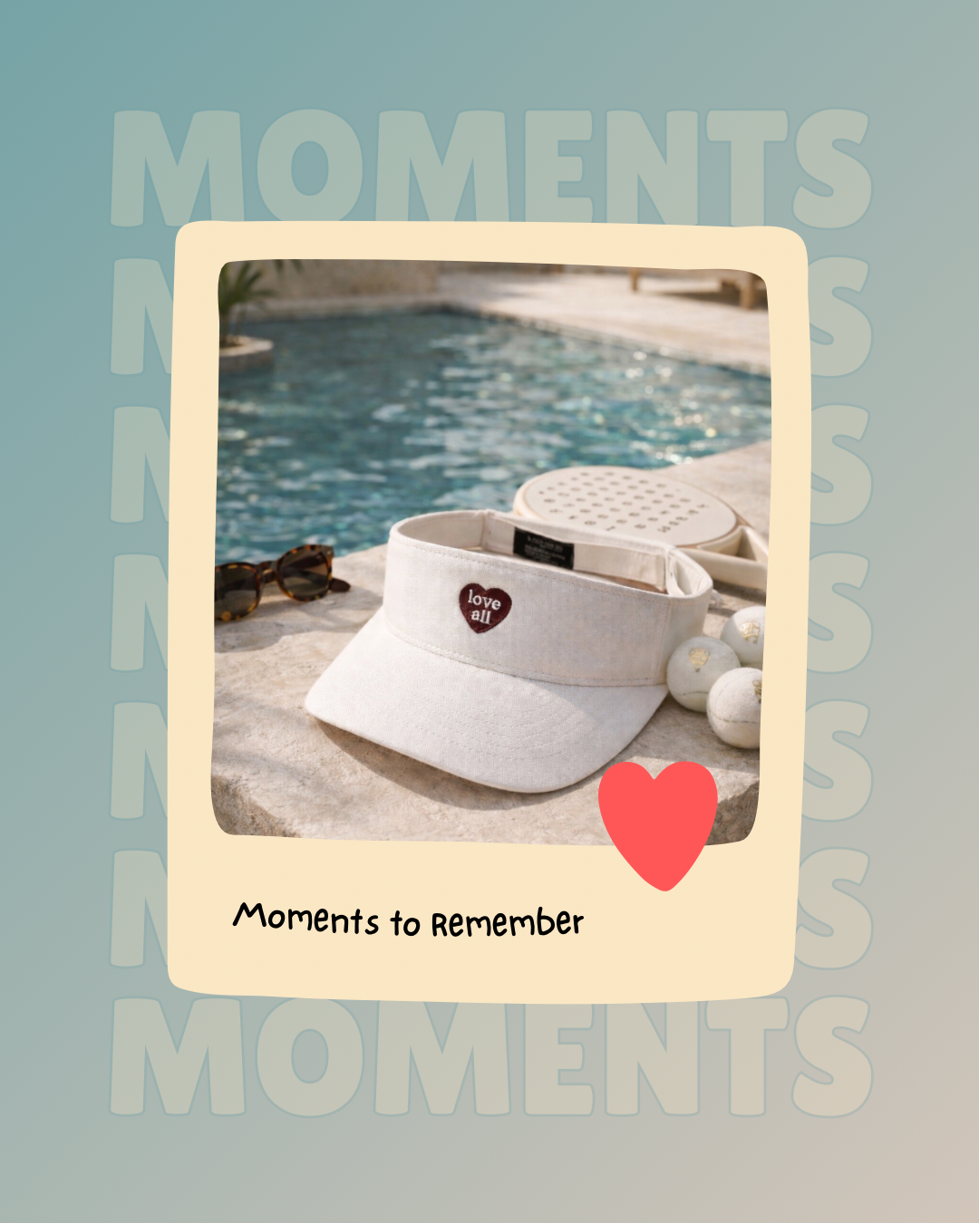 The Love All Padel Visor