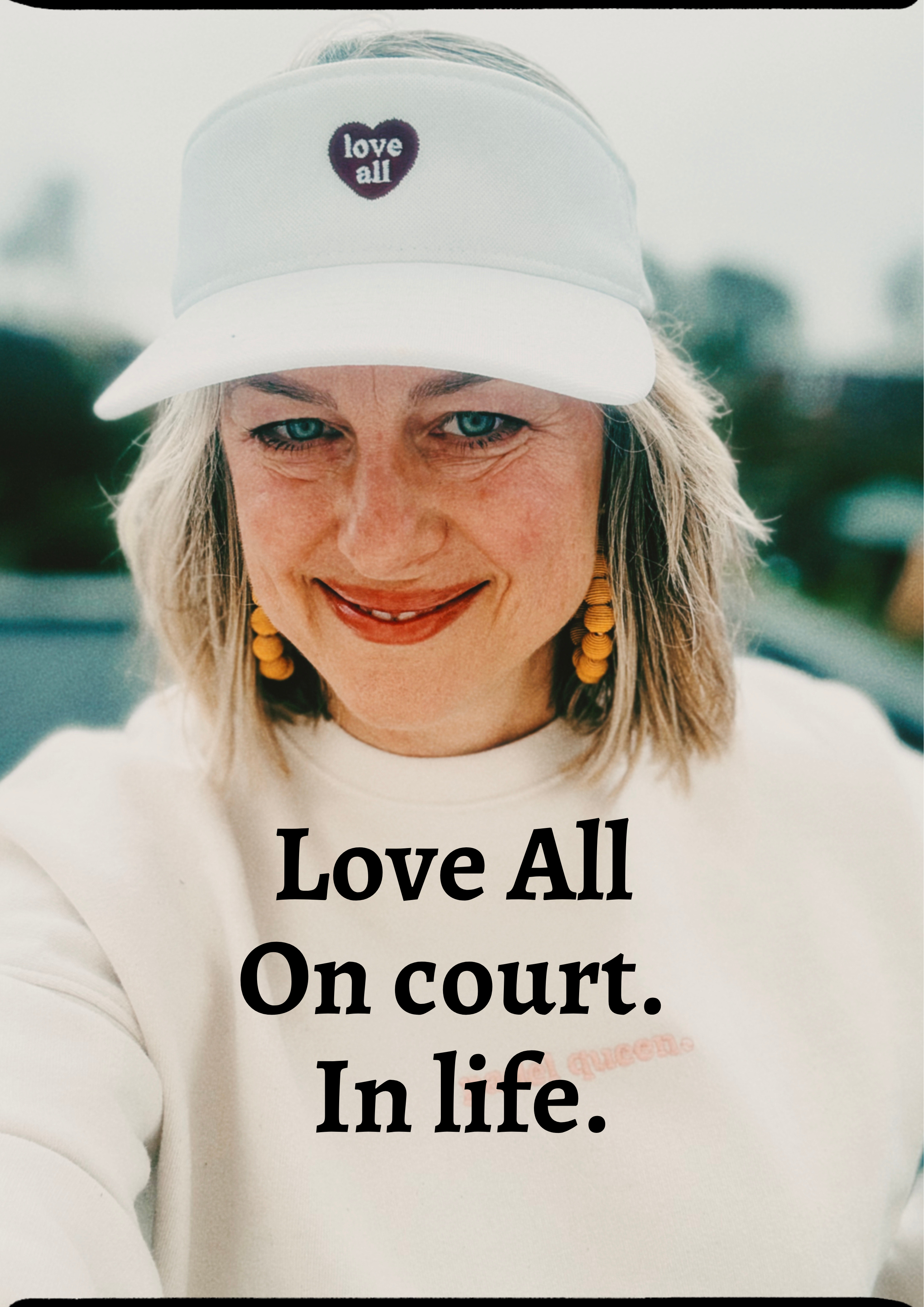The Love All Padel Visor