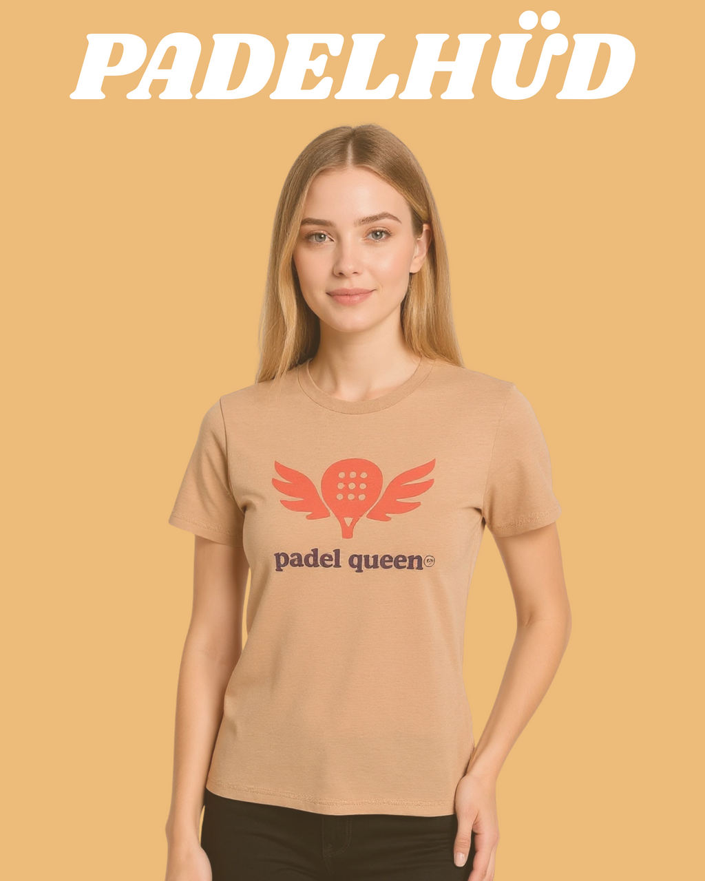 Padelhüd Sustainably Perfect Seasonal Tee- 'Padel Queen®'
