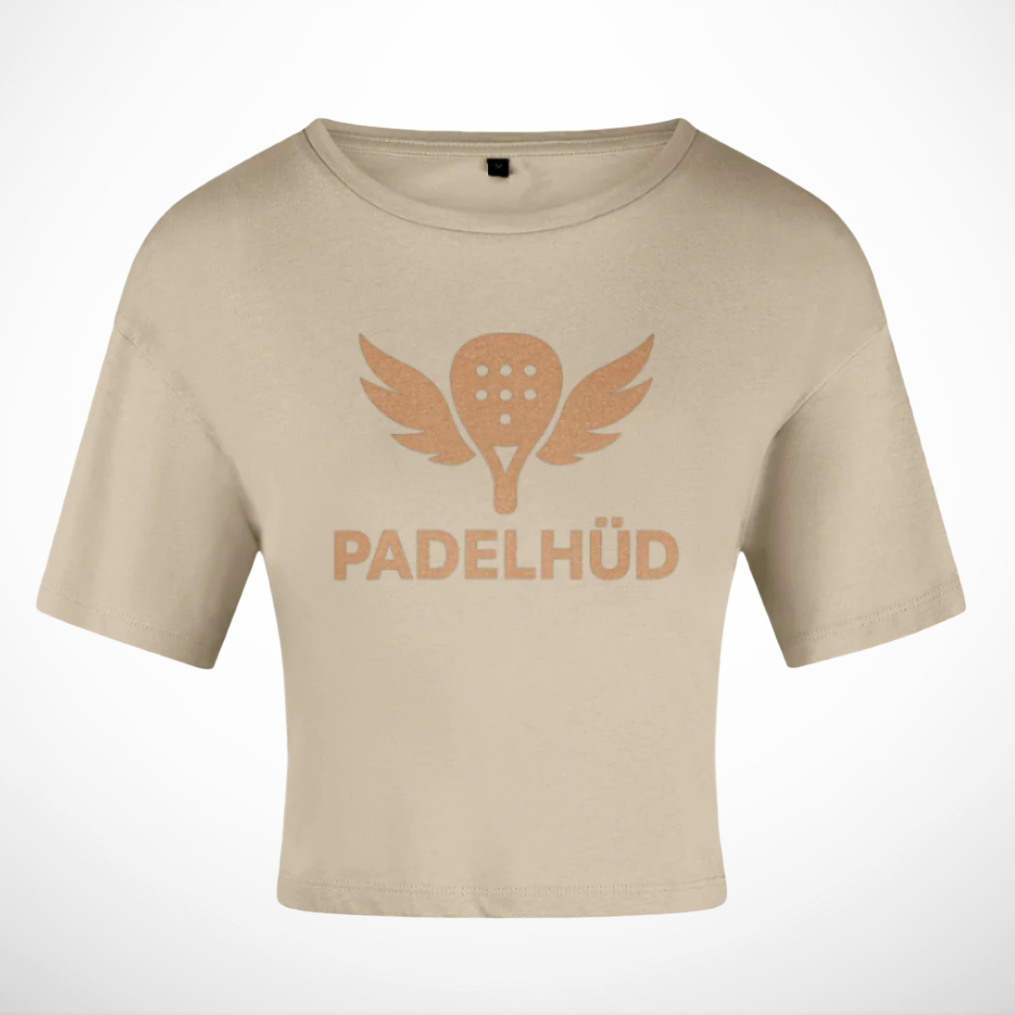 The Sunset Serve Crop Padel Tee