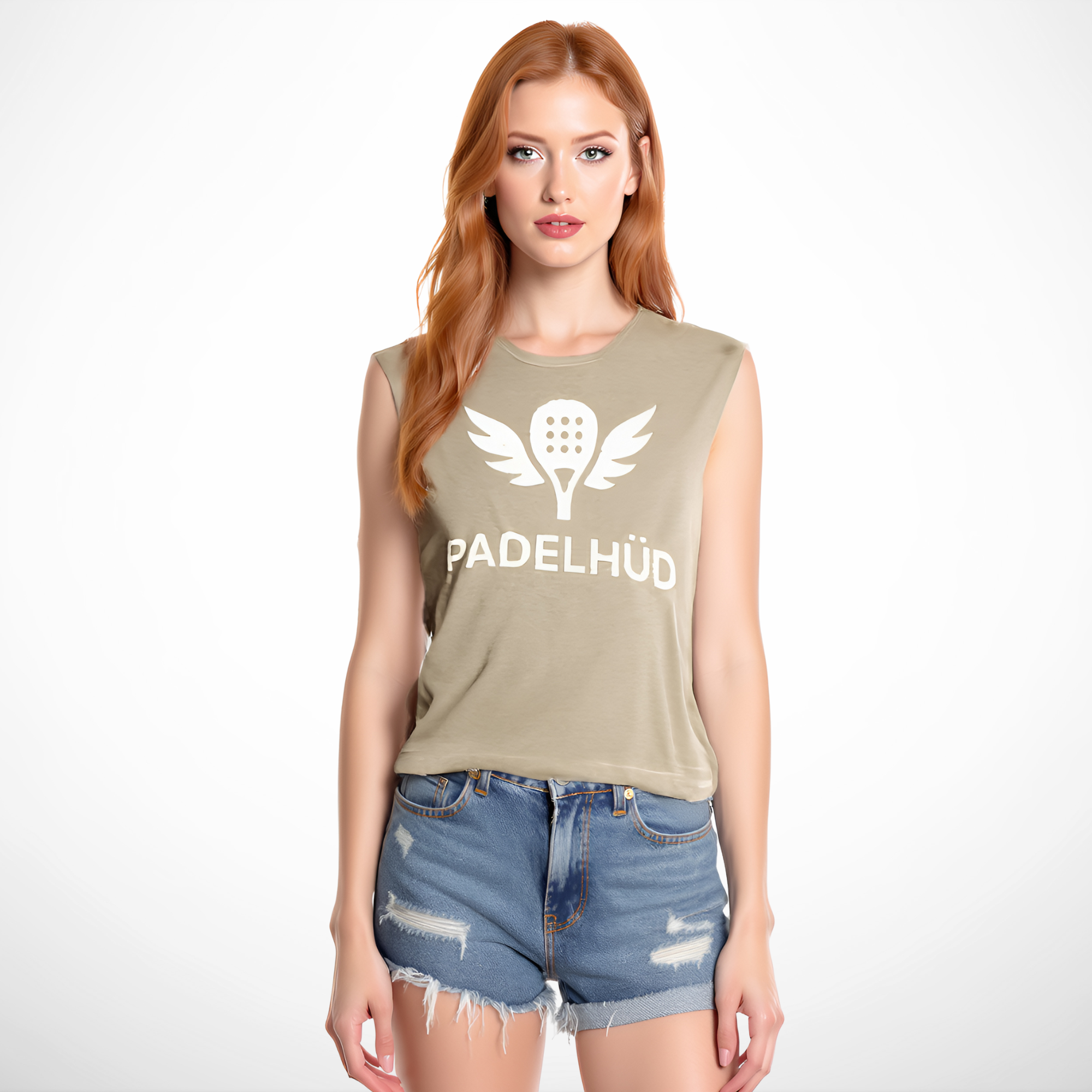 The Sunserve Padel Tank – Faded Cream | Heatwave Drop