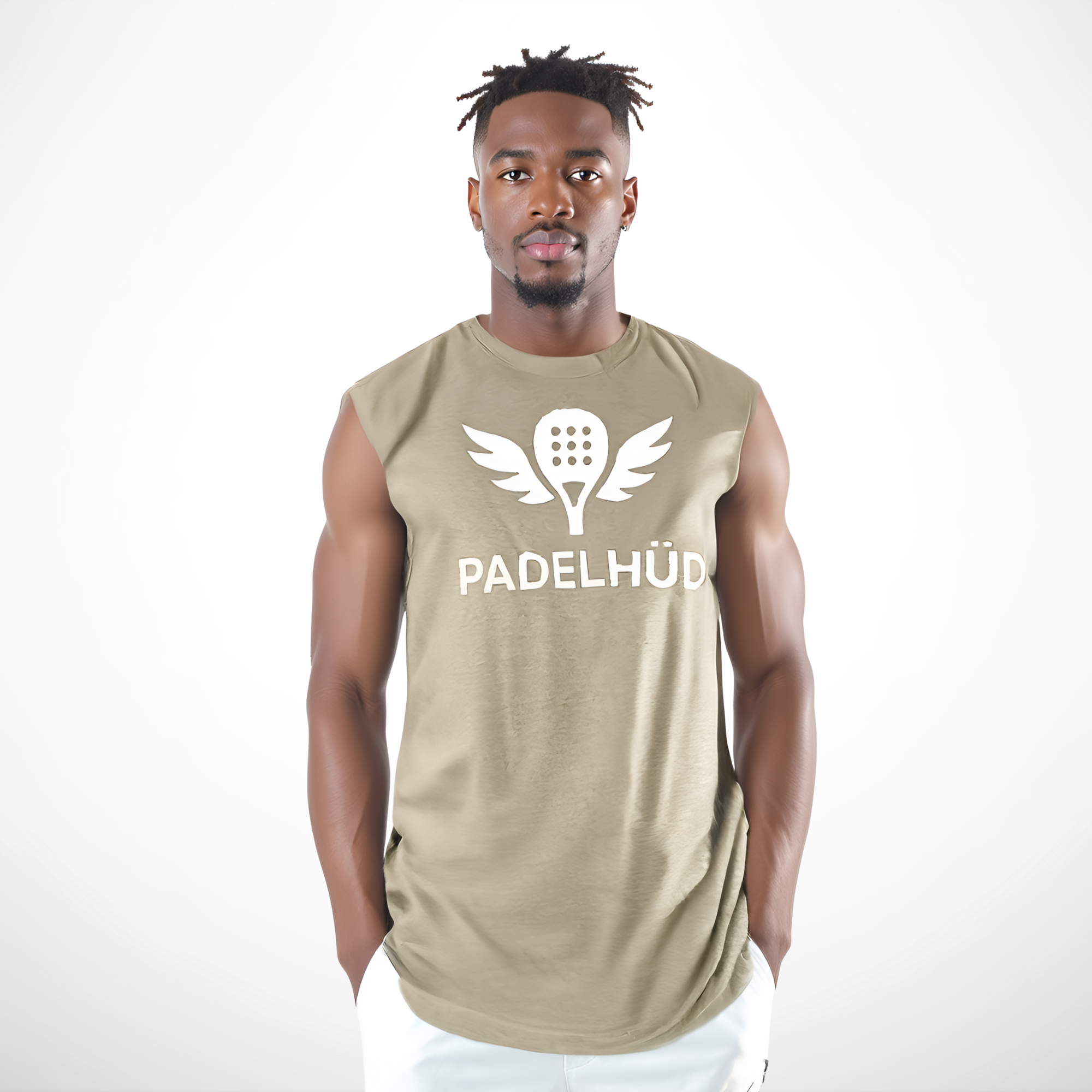 The Sunserve Padel Tank – Faded Cream | Heatwave Drop