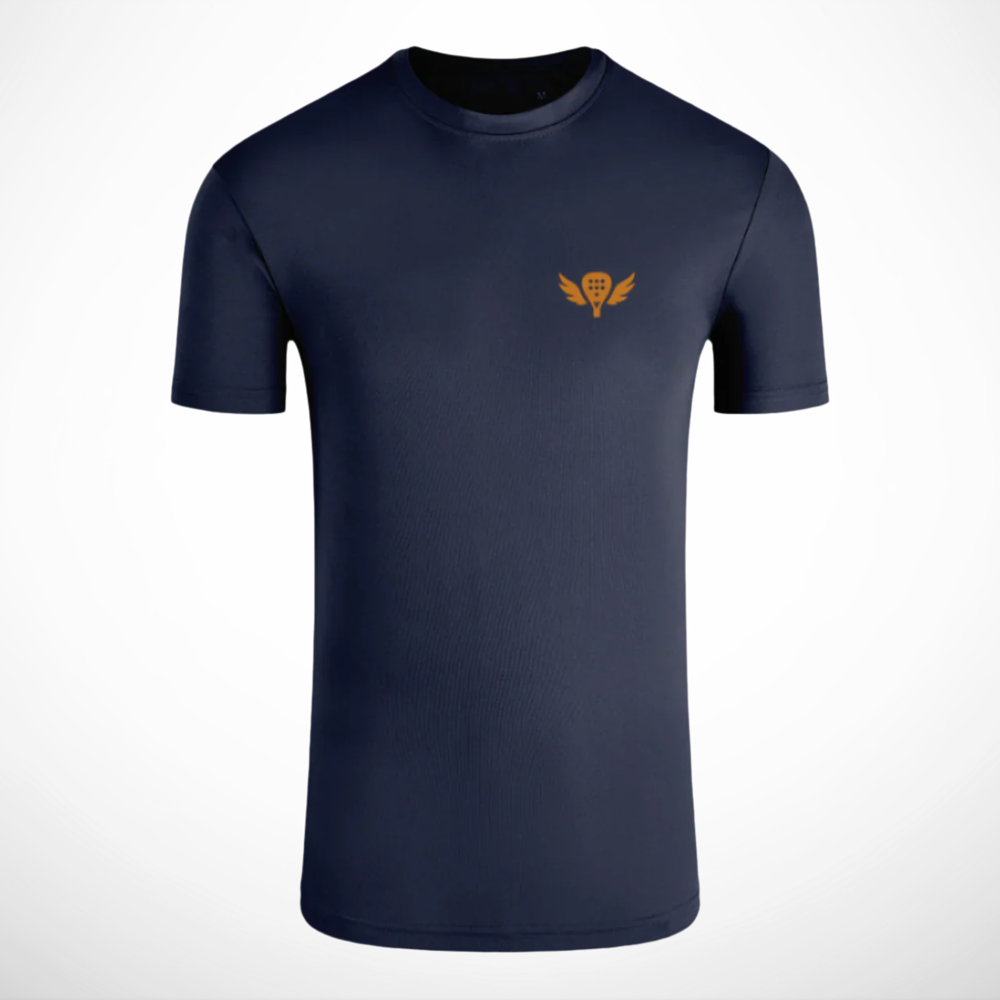 The Launch Dri-play Padel Tee – with Burnt Orange Crest